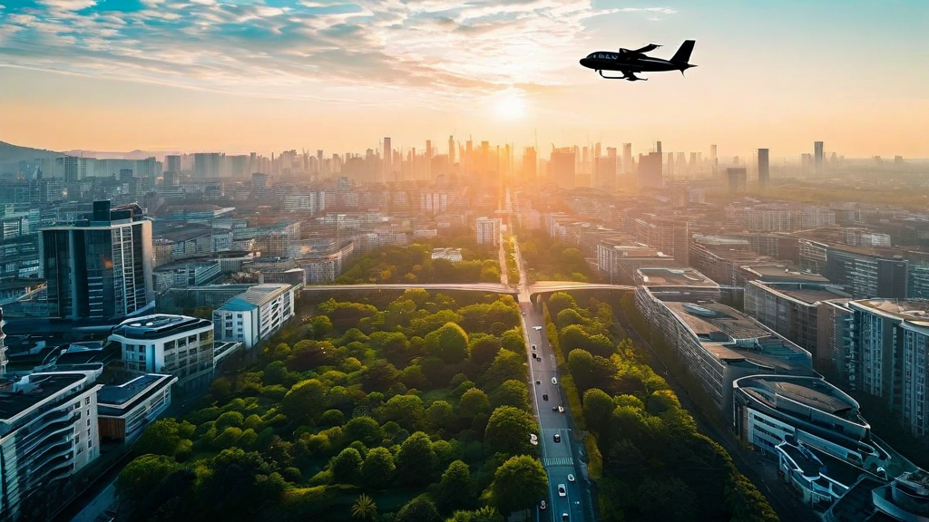 Future urban air mobility city